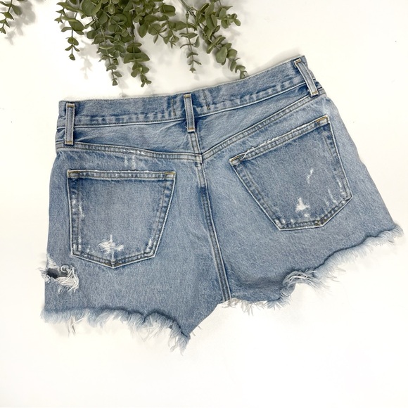 AGOLDE • Parker Vintage  Cutoff Denim Shorts - Picture 3 of 5